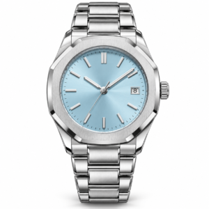 Montres & Accessoires Homme & Femme Montre acier cadran bleu clair
